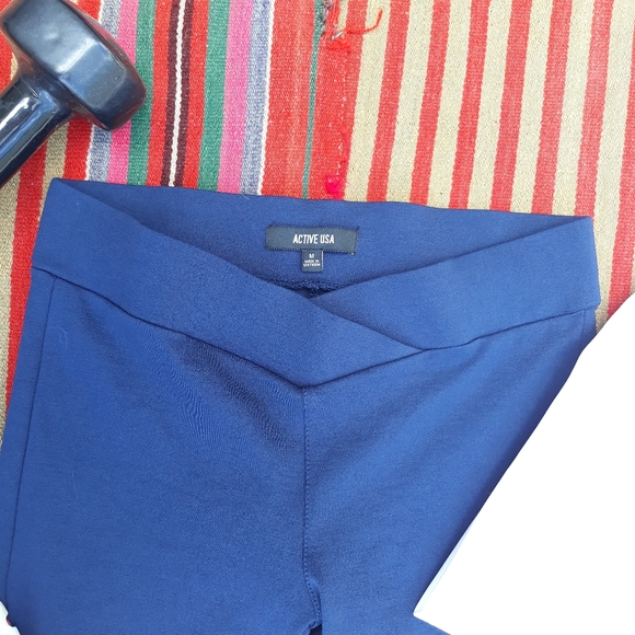 Active USA Work Out Yoga Tights - Picture 2 of 2